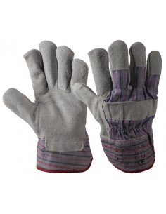 Gants de protection contre les risques mécaniques, en cuir croûte supérieure de vachette
