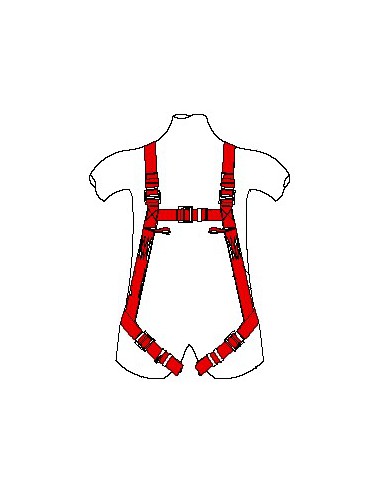 Harnais réglable 2 points d'ancrage
