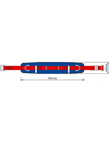 Ceinture TOP-LOCK standard 2 points d'attaches