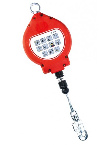 Anti-chute cable à rappel automatique 10 mètres