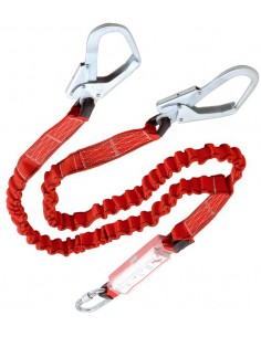 Absorbeur d'énergie double sangles extensibles