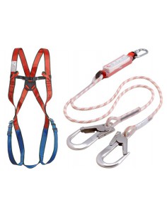 Kit mallette antichute 2 points d'ancrage 2 longes+absorbeur