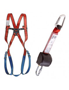 Kit mallette antichute 2 points d'ancrage 1 anti-chute automatique