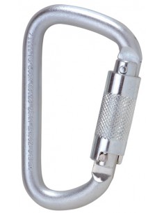 Mousqueton de sécurité quart de tour ouverture 19 mm