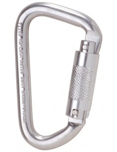 Mousqueton de sécurité quart de tour en aluminium