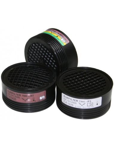 Filtres pour demi-masque type EUROMASK 22101 ou 22102