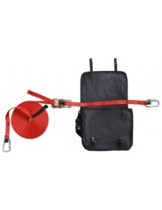 Ligne de vie provisoire par sangle horizontale