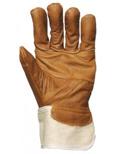 Gants de protection contre les risques mécaniques, en cuir fleur d'ameublement