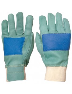 Gants de protection contre les risques mécaniques, tout cuir fleur de vachette hydrofuge, paume et métacarpes renforcés, poignet
