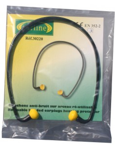 Arceaux anti-bruit avec bouchons d'oreilles 2