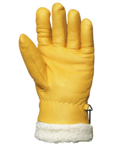 Gants de protection mécanique renforcé d'usage général, protection froid négatif, doublé fourrure