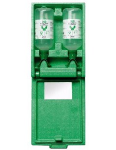 Coffret mural lave oeil DUO opthalmique 2x1 litre 60128