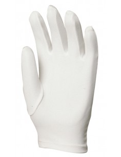 Gants de manipulation et protection des pièces, nylon blanc