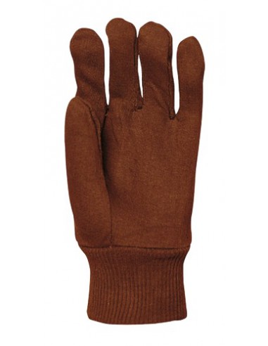 Gants coton lourd poignet tricot 4185