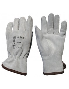 Gants tout cuir croûte velours supérieur 1100