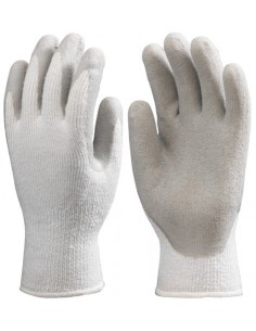 Gants coton acrylique enduit latex crêpé 3875