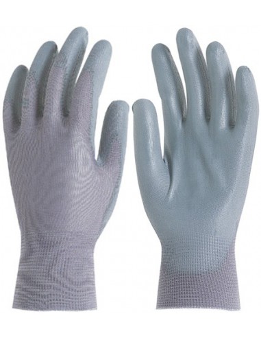 Gants légers fine enduction polyuréthane gris 6130