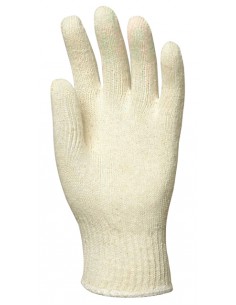 Gants de manipulation légère et protection des pièces, tricoté 100% fils coton, poignet bord côtes