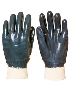 Gants double enduction nitrile support coton 9640