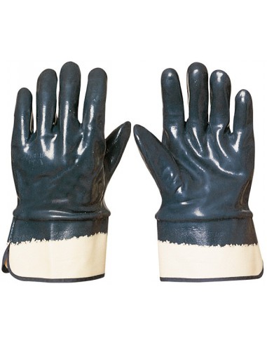 Gants double enduction nitrile avec manchette 9650