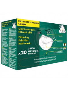 Masque à usage court pliable type FFP1 NR D SL 23100 2