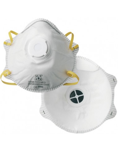 Masque coque valve à usage court type FFP1 ND D SL 23106