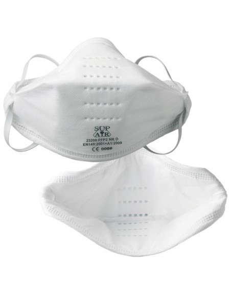 Masque usage court pliable type FFP2 NR D SL  23200