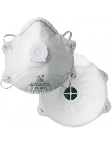 Masque coque valve à usage court type FFP2 NR D SL 23206