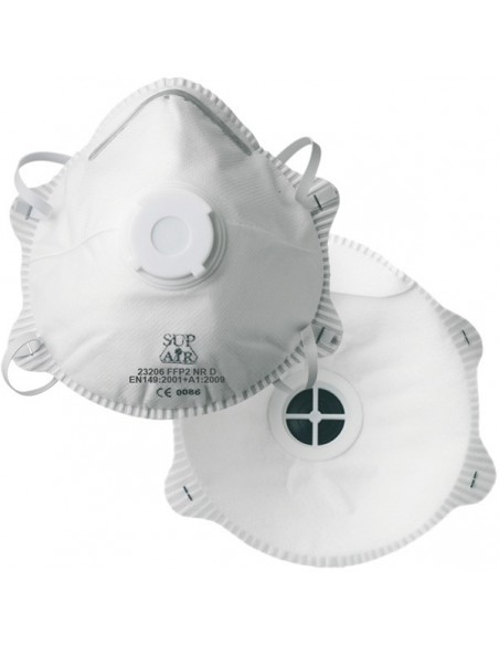 Masque coque valve à usage court type FFP2 NR D SL 23206