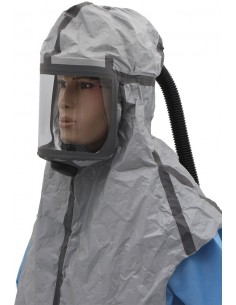 Cagoule respiratoire en Tyvek® avec écran 710200G