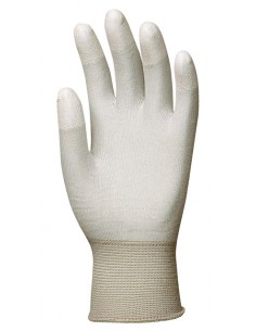 Gants de manipulation fine, tricoté fil polyamide, bout des doigts enduits polyuréthane