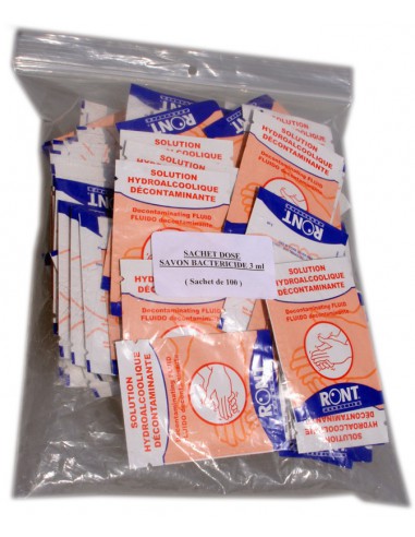 Lot de 100 sachets gel hydroalcoolique 8204910