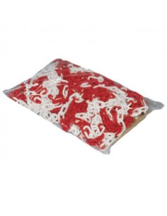 25 mètres de chaîne de signalisation rouge blanc 70335