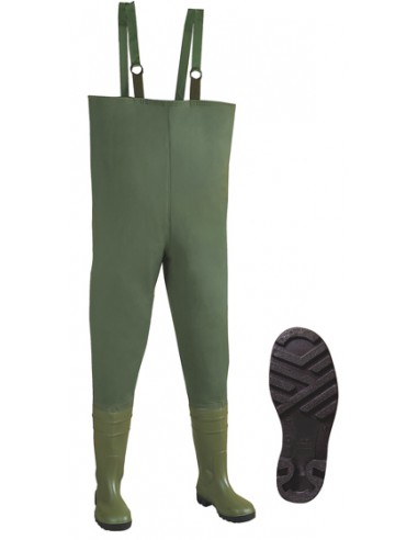 Waders de sécurité imperméable en PVC