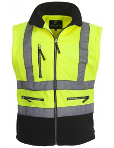 Veste polaire haute visibilité EN471 classe 2 transformable 7PST