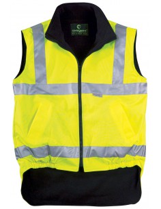 Gilet haute visibilité EN471 classe 2 doublé polaire 70500