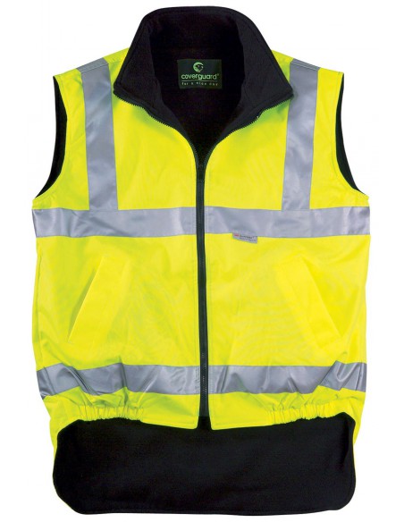 Gilet haute visibilité EN471 classe 2 doublé polaire 70500