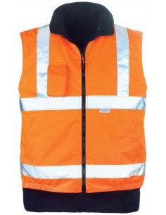 Gilet haute visibilité EN471 classe 2 doublé polaire 70500 2