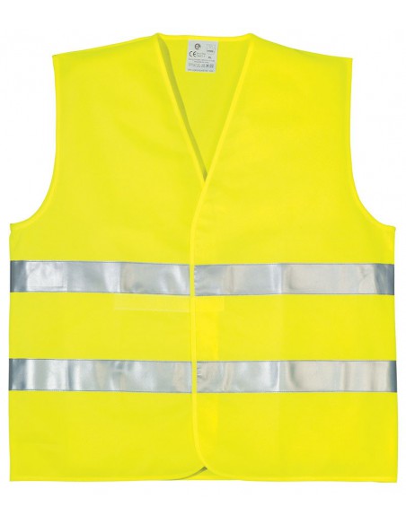 Gilet fluo haute visibilité EN471 classe 2 double ceintures 70212