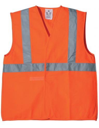 Gilet fluo haute visibilité EN471 classe 2 baudrier 70236