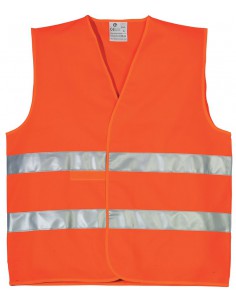 Gilet fluo haute visibilité EN471 classe 2 double ceintures 70222