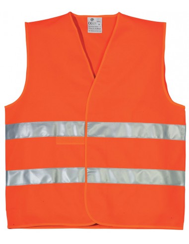 Gilet fluo haute visibilité EN471 classe 2 double ceintures 70222