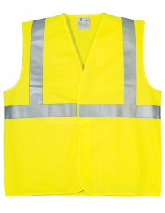 Gilet fluo haute visibilité EN471 classe 2 baudrier 70206