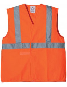 Gilet fluo haute visibilité EN471 classe 2 baudrier 70226