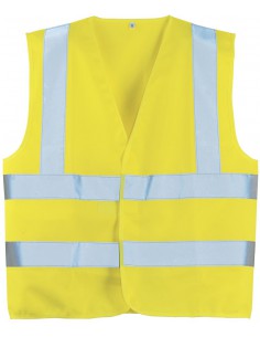 Gilet fluo haute visibilité EN471 classe 2 ceintures et baudriers 70242