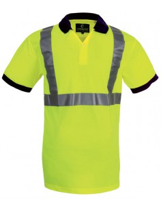 Polo haute visibilité EN471 classe 2 maille piquée 70270 2