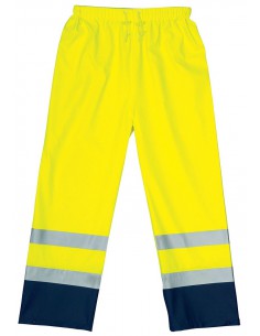 Pantalon de pluie haute visibilité EN471 classe 3 en polyuréthane 70320