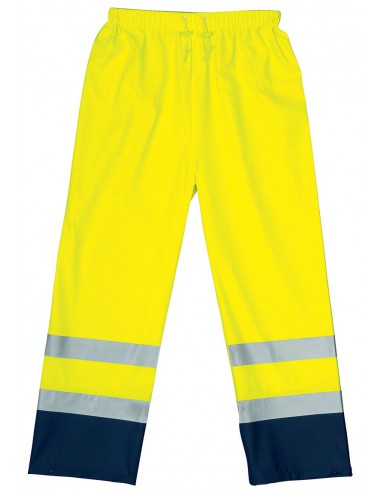 Pantalon de pluie haute visibilité EN471 classe 3 en polyuréthane 70320