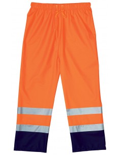 Pantalon de pluie haute visibilité EN471 classe 3 en polyuréthane 70320 2