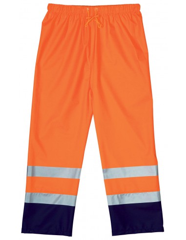 Pantalon de pluie haute visibilité EN471 classe 3 en polyuréthane 70320